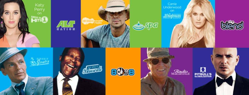 SiriusXM Music for Business Streaming Channels