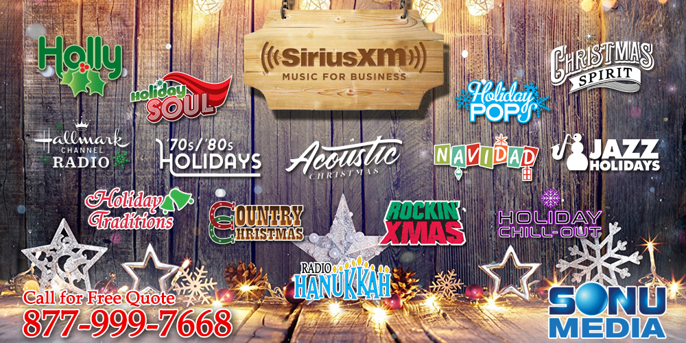 SiriusXM Holiday Channels Guide 2019 Sonu Media